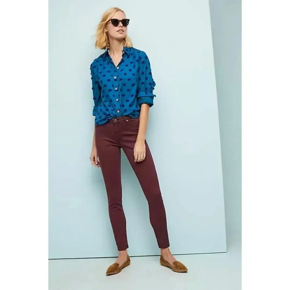 Ag Adriano Goldschmie The Abbey Ankle Mid-rise Super Skinny Jeans